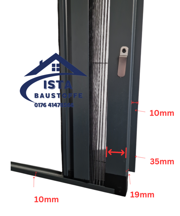 Klicksysteme Fliegengitter mit Schmale Laufschiene nur für Nullschwelle Barrierefreie Balkontüren
