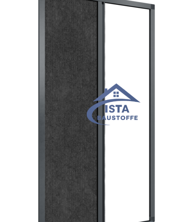 Schraub - Klebesystem Fliegengitter flache Laufschiene